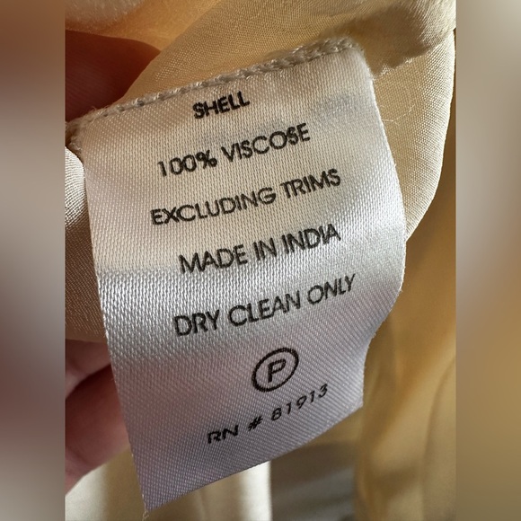 PLENTY by TRACY REESE XS Ivory Boho Blouse Tassel Tie Red Blue Black Embroidery - Picture 9 of 12